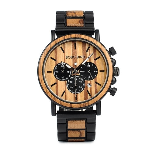 wood men's watch-Deals you Love